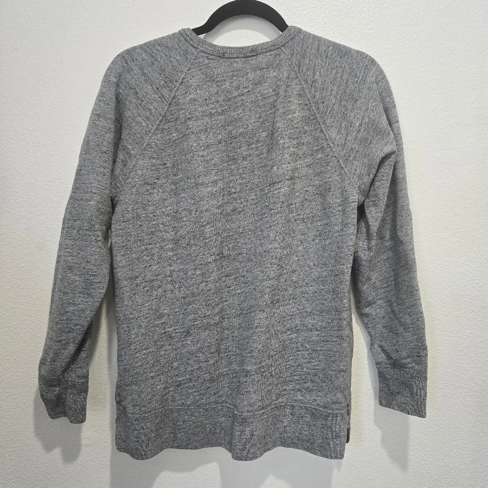 J. Crew Heather Gray Knit Pullover